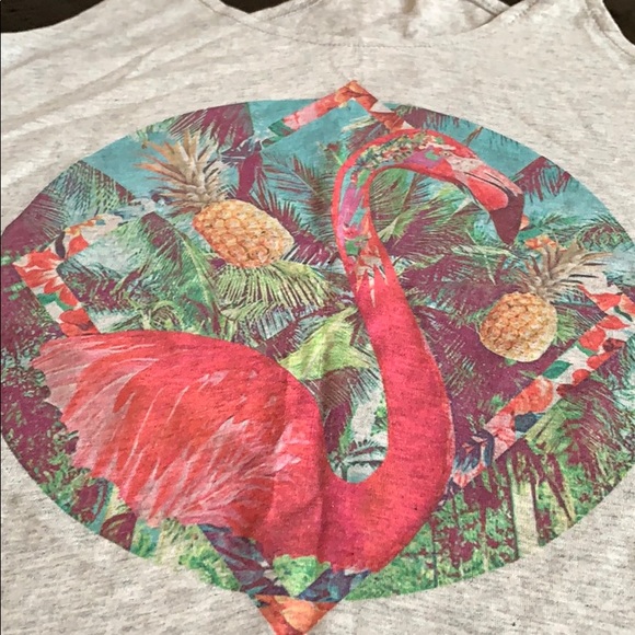 Flamingo Pattern Tank - Picture 2 of 3
